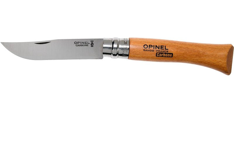 Opinel No.10 VRN Carbon Folding Knife – Traditional Carbon Steel Pocket Knife