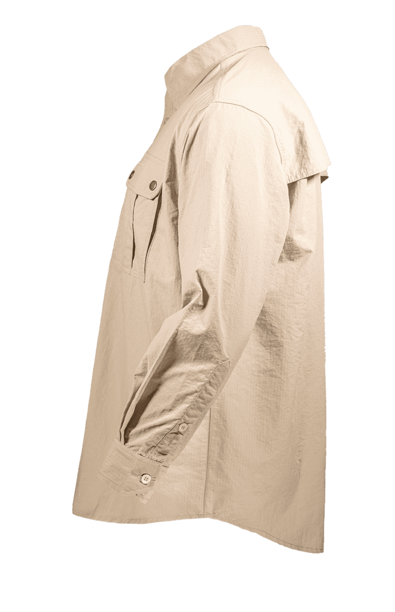 Ridgeline Quick Dry Long Sleeve Shirt – Stone