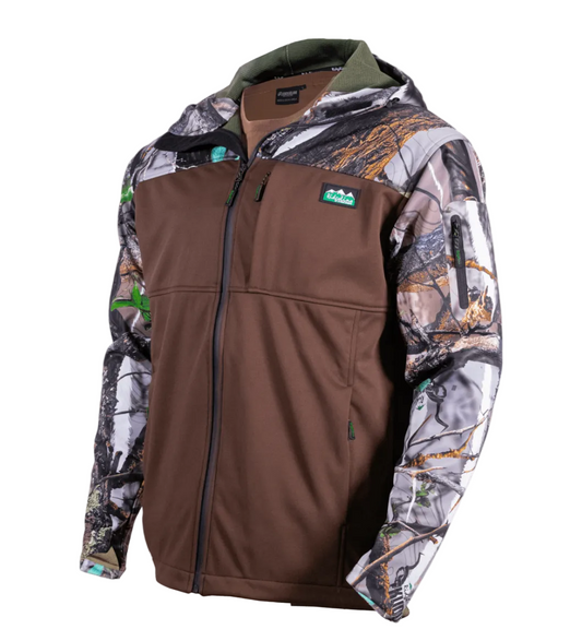Ridgeline Ascent Softshell Jacket – Kudu Camo/Brown