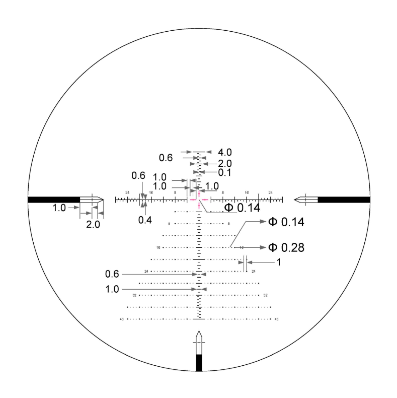 SH4 4-16X50 GEN2 FFP MOA VPR Illuminated Reticle with Zero Stop – 34mm Tube