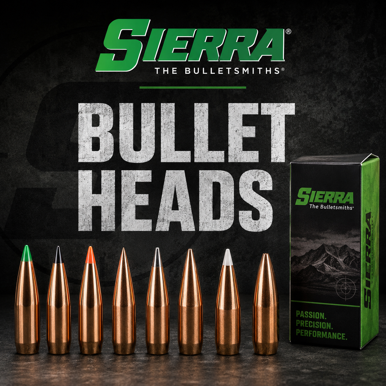 Sierra Bullet Heads