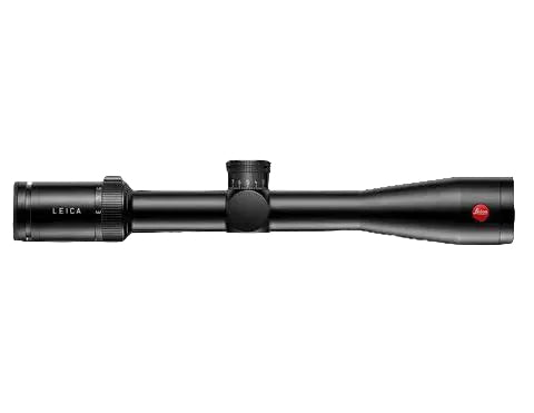 Leica rifle scope on a white background