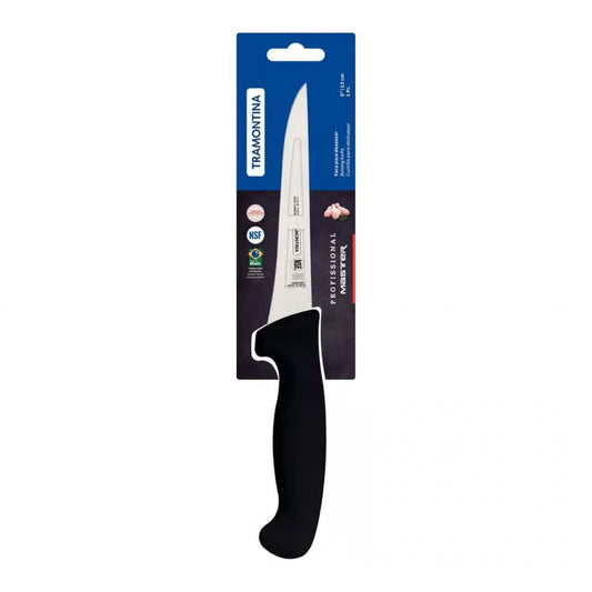 Tramontina Boning Knife 24602/105 – Black Handle Stainless Steel Knife