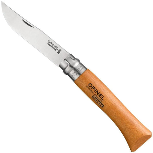 Opinel No.10 VRN Carbon Folding Knife – Traditional Carbon Steel Pocket Knife