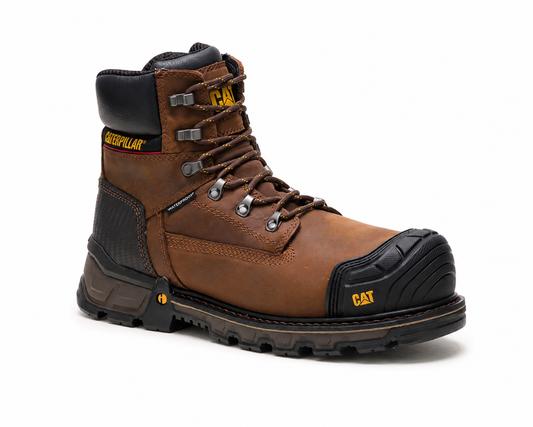 Caterpillar Excavator Dark Brown Men’s Work Boots