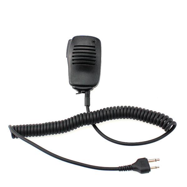 Zartek ZA-748 Single Pin Lapel Speaker Microphone – PTT Radio Mic