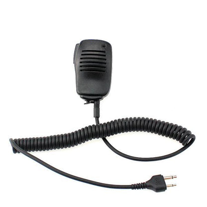 Zartek ZA-748 Single Pin Lapel Speaker Microphone – PTT Radio Mic