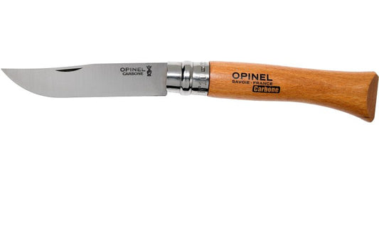 Opinel No.10 VRN Carbon Folding Knife – Traditional Carbon Steel Pocket Knife