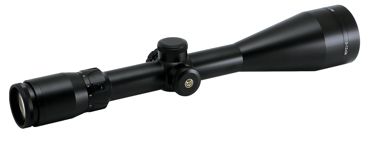 Lynx LX3 3-12×56 SAH Rifle Scope