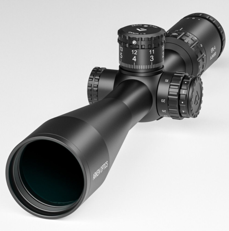 Arken EPL4 6-24×50 FFP MIL VHR Illuminated Reticle with Zero Stop – 30mm Tube