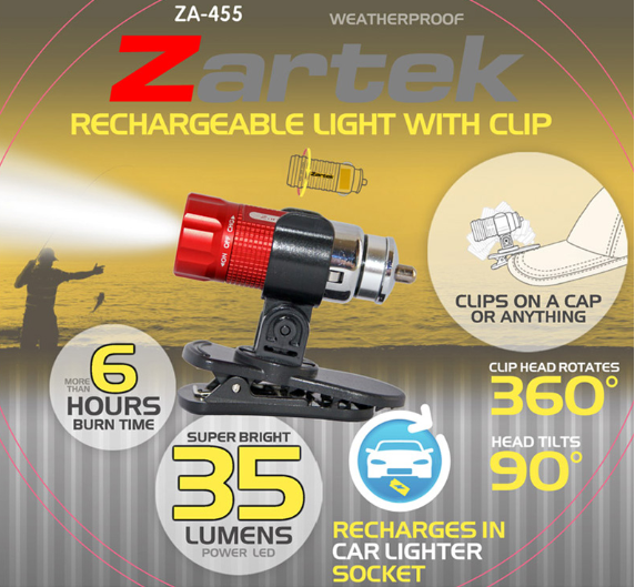 Zartek ZA-455 Rechargeable 12V Mini Torch