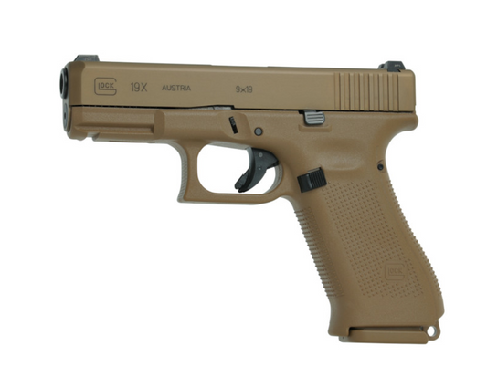 Glock 19X – 9mm Crossover Pistol (Coyote) | Target Line East London (In-Store)