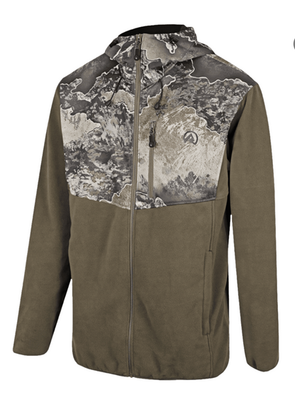 Ridgeline Ascent Half-Shell Jacket: Excape Camo/Beech