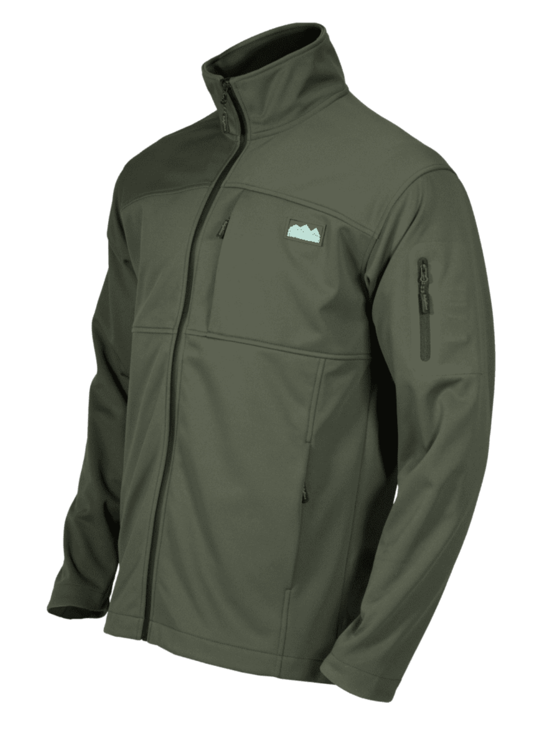 Ridgeline Ascent Softshell Jacket – Dark Olive