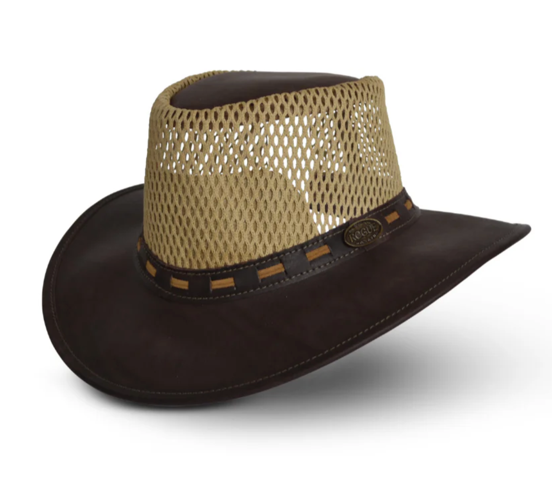 Rogue Breezy Full Grain Hat – Oxblood