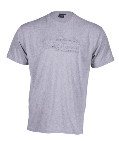 Ridgeline Embossed Logo T-Shirt – Grey