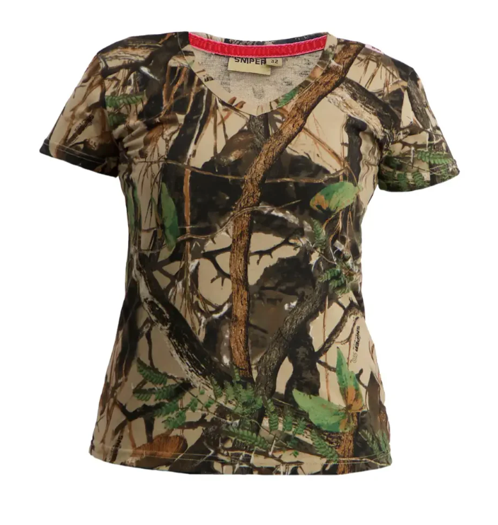 Sniper Africa Ladies Short Sleeve T-Shirt – 3D
