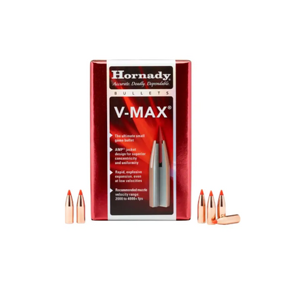 Hornady V-MAX .224 Cal 50gr Bullets (100 Pack)