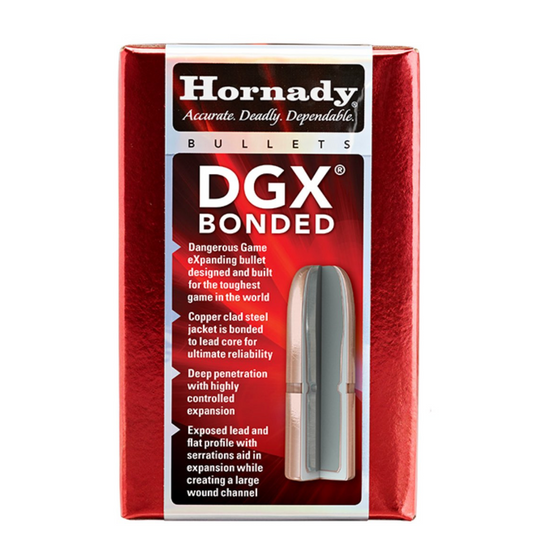 Hornady DGX® Bonded .375 Cal 300gr Bullets (50 Pack)