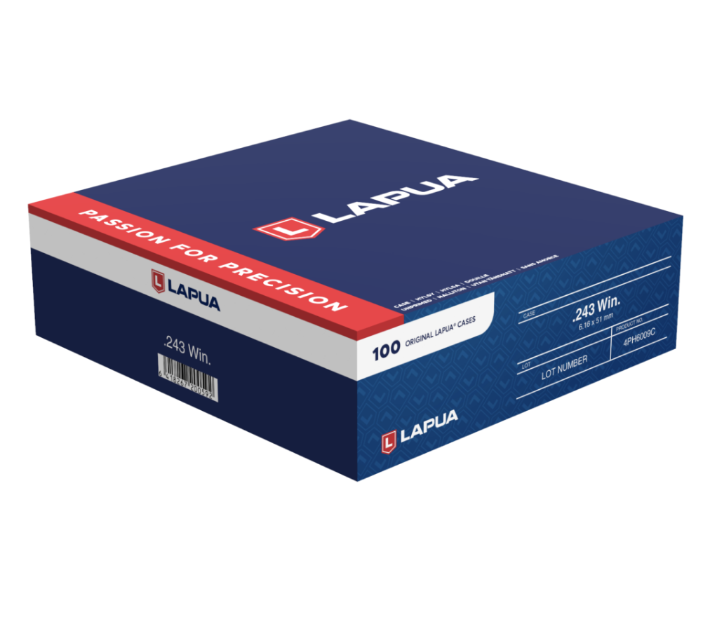 Lapua .243 Winchester Brass Cases (100 Pack)