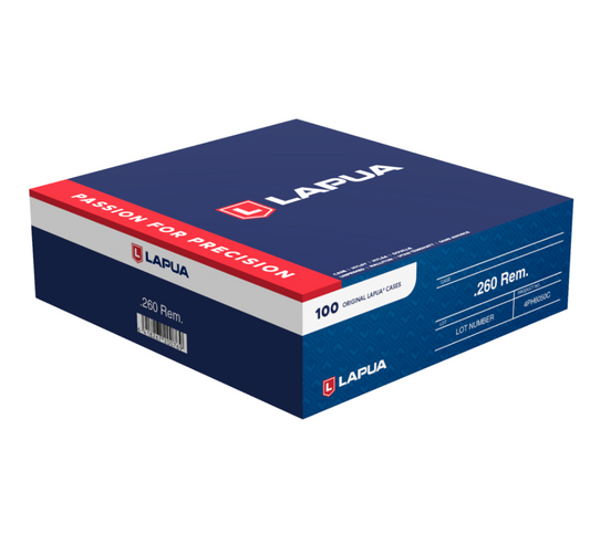 Lapua .260 Remington Brass Cases (100 Pack)