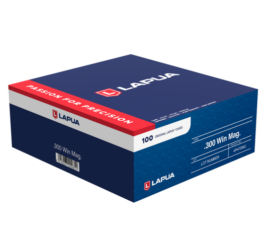Lapua .300 Winchester Magnum Brass Cases (100 Pack)