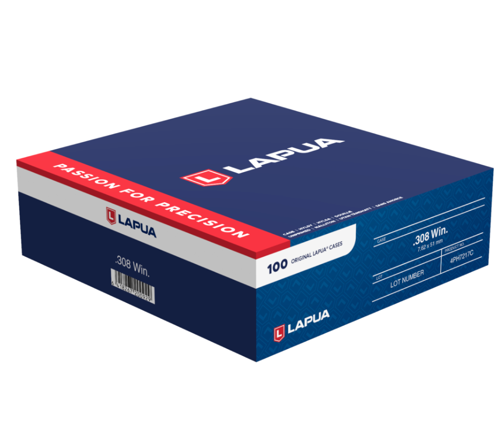 Lapua .308 Winchester Brass Cases (100 Pack)