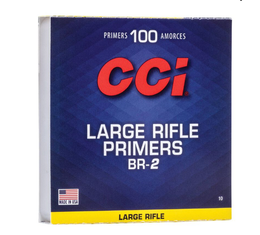 CCI Bench Rest Large Rifle Primers (BR-2) (100 Pack)