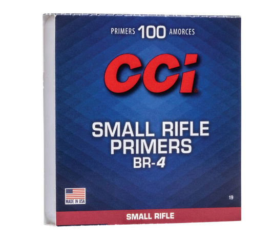 CCI Bench Rest Small Rifle Primers (BR-4) (100 Pack)