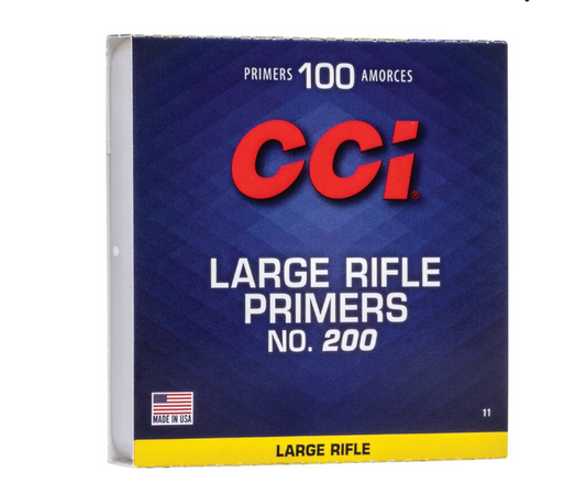 CCI Large Rifle Primers No. 200 (100 Pack)