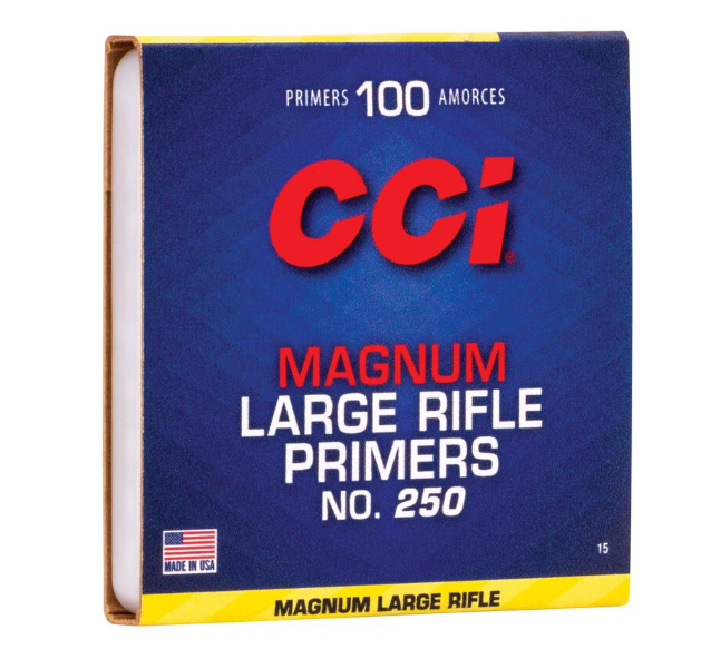 CCI Large Magnum Rifle Primers No. 250 (100 Pack)