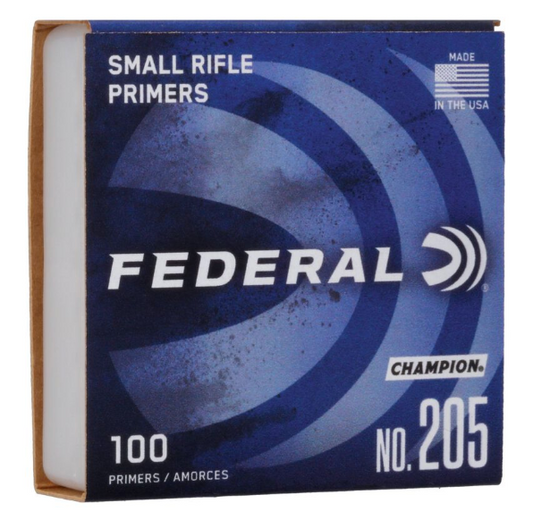 Federal Champion Small Rifle Primers (100 Pack)