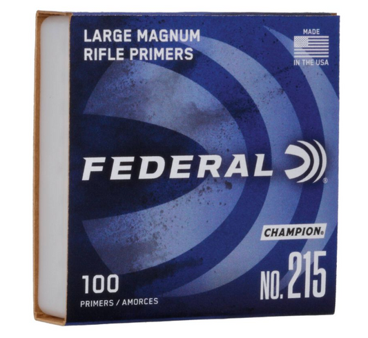 Federal Champion Large Magnum Rifle Primers (100 Pack)