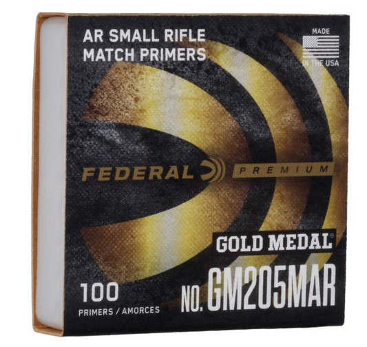 Federal Gold Medal AR Match Small Rifle Primers (100 Pack)