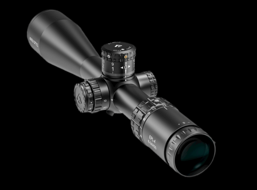 Arken EPL4 6-24×50 FFP MIL VPR Illuminated Reticle with Zero Stop – 30mm Tube