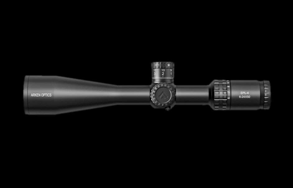 Arken EPL4 6-24×50 FFP MIL VHR Illuminated Reticle with Zero Stop – 30mm Tube