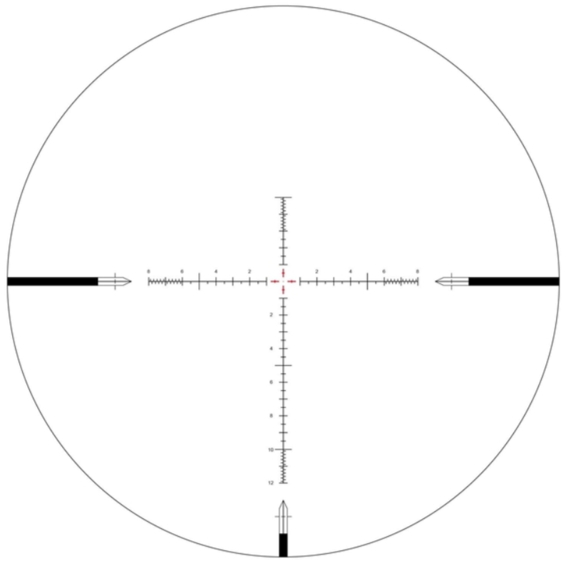 Arken EPL4 6-24×50 FFP MIL VHR Illuminated Reticle with Zero Stop – 30mm Tube