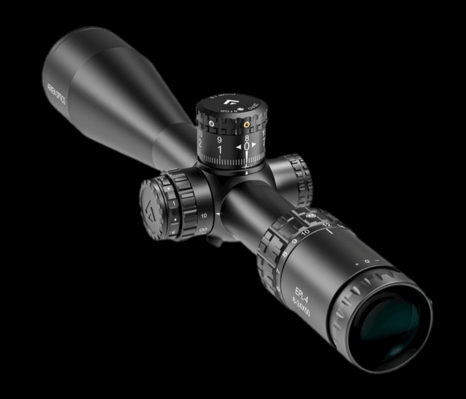 Arken EPL4 6-24×50 FFP MIL VHR Illuminated Reticle with Zero Stop – 30mm Tube