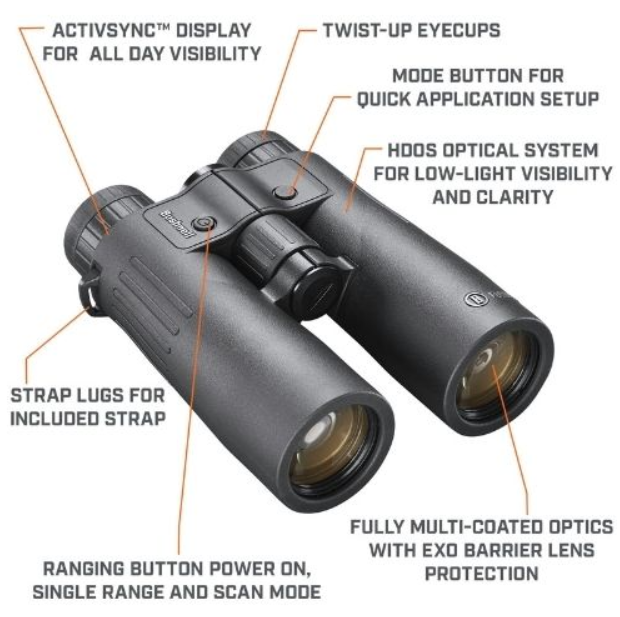 Bushnell Fusion X 10x42 Range finding Binoculars