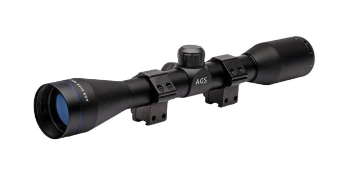 AGS Cobalt 4X40 Scope 1" HMD 3/8 Mnts