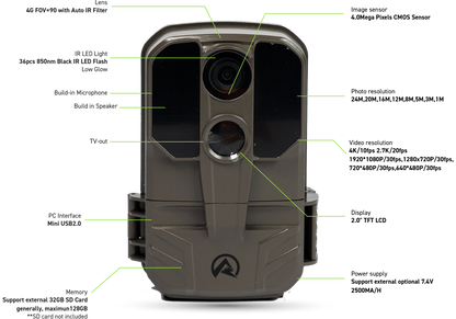 Ridgeline 4K Digital Trail Camera